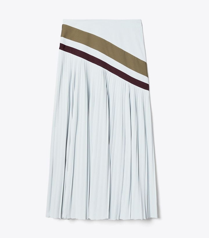 Ballet Blue Tory Burch Chevron Pleated Women\'s Skirts | GB4279IXT