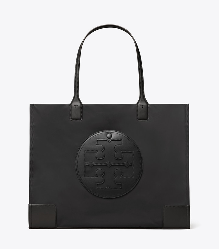 Black Tory Burch Ella Women's Tote Bags | GB2657NVW