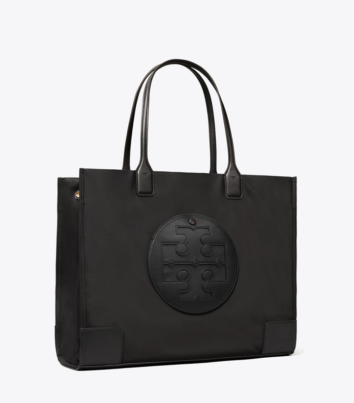 Black Tory Burch Ella Women\'s Tote Bags | GB2657NVW