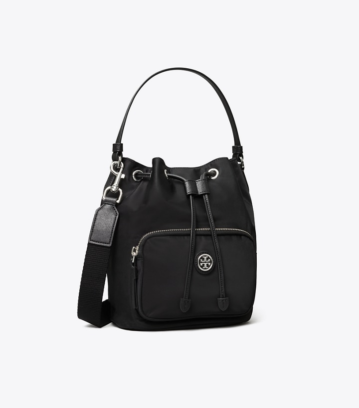 Black Tory Burch Virginia Women\'s Bucket Bags | GB1724RAI