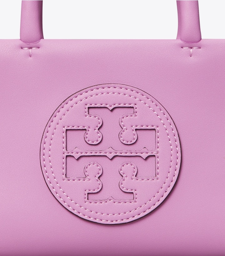 Bright Amethyst Tory Burch Mini Ella Bio Women's Tote Bags | GB7615UQC