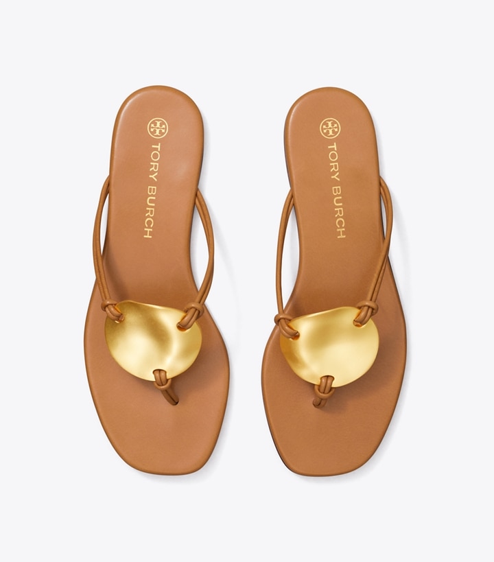 Caramel Corn Tory Burch Patos Women's Sandals | GB9826OWS