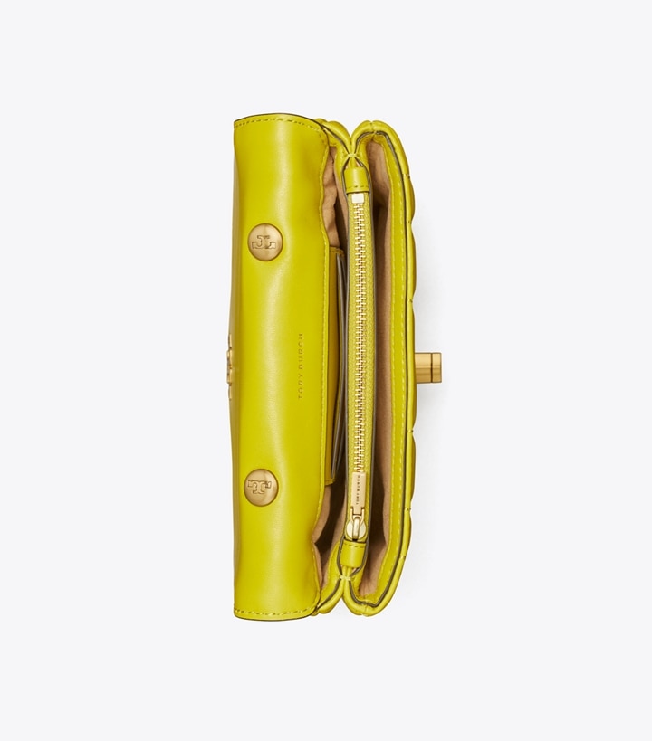 Island Chartreuse Tory Burch Mini Kira Top-handle Women's Crossbody Bags | GB0137NDW