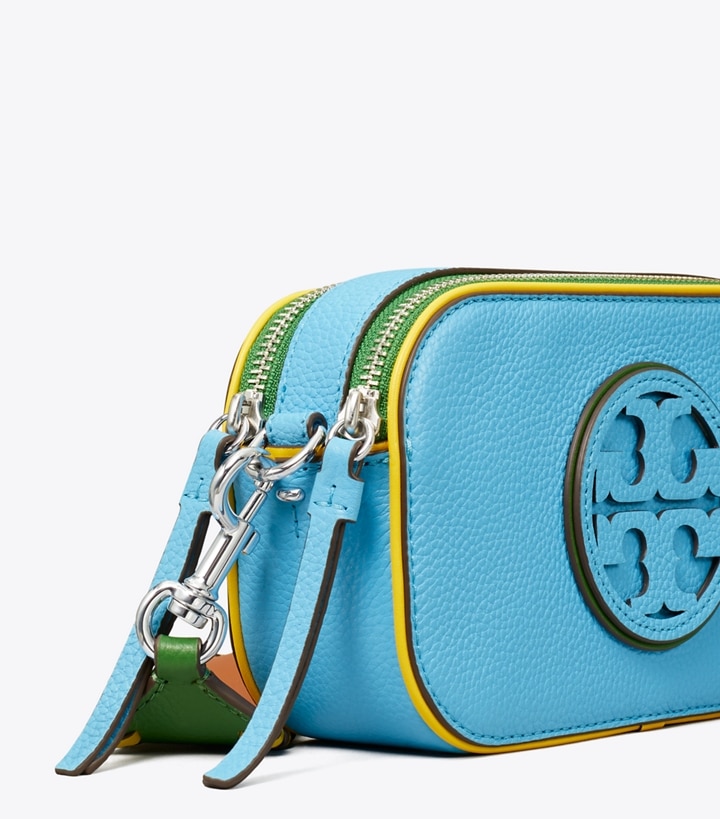 Moroccan Blue Tory Burch Miller Pop Edge Mini Women's Crossbody Bags | GB2641RZU