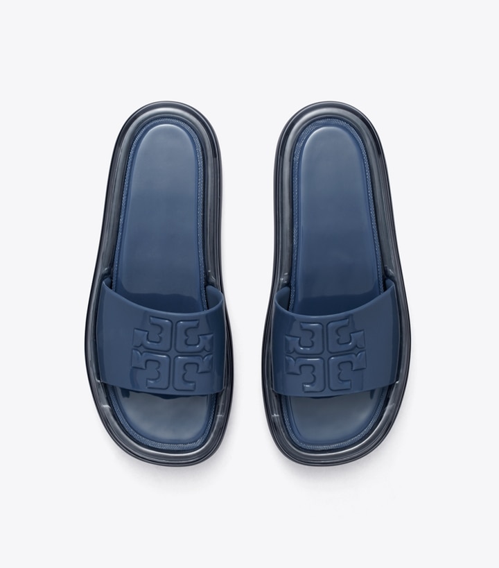 Navy Navy Tory Burch Bubble Jelly Women's Slide | GB8537RLK