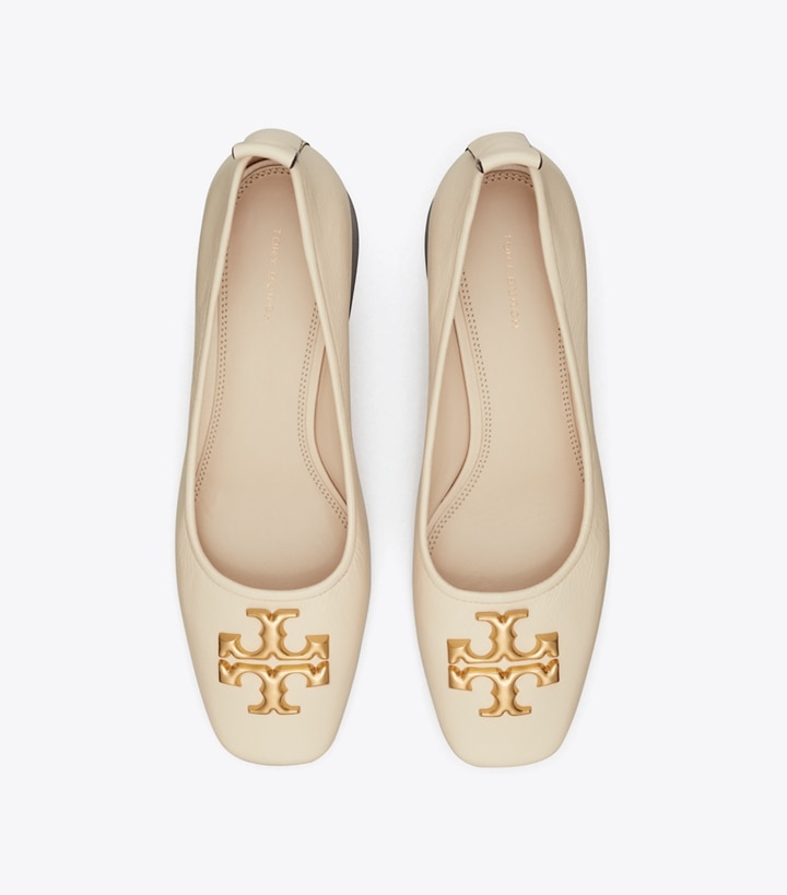 New Cream Tory Burch Eleanor Pump Women's Heels | GB3761CJS