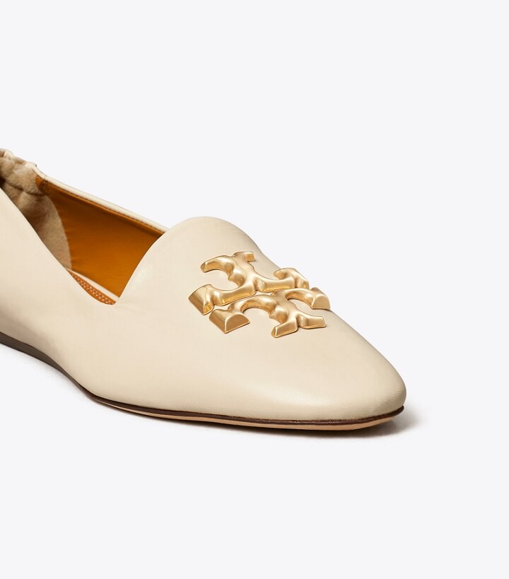 New Cream Tory Burch Eleanor Women's Loafers | GB4275JZV