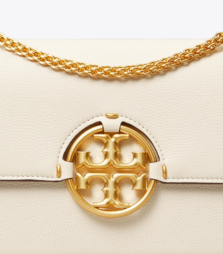 New Ivory Tory Burch Miller Women's Shoulder Bags | GB9762QEY