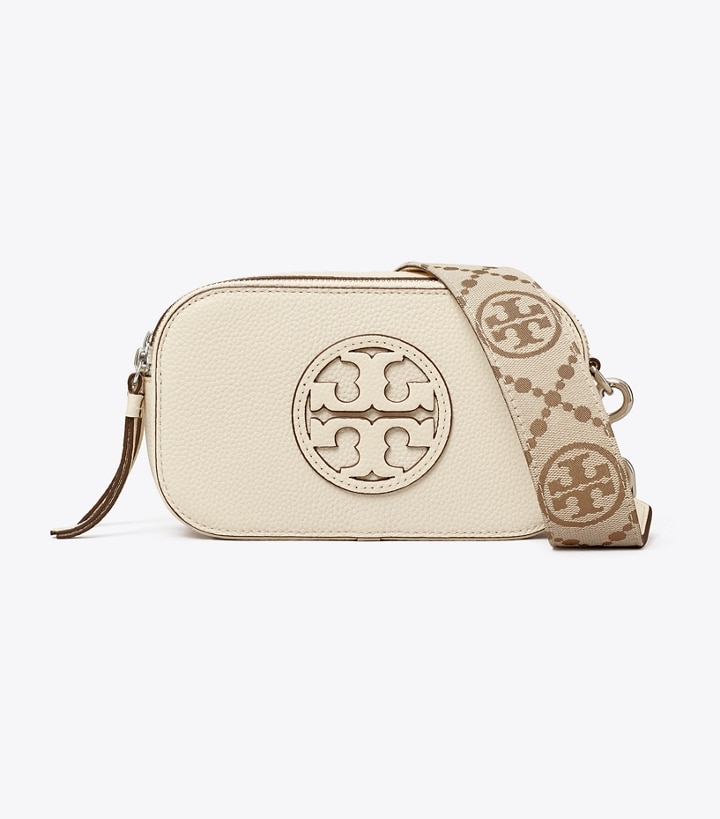 New Ivory Tory Burch Mini Miller Women's Crossbody Bags | GB3625RVH