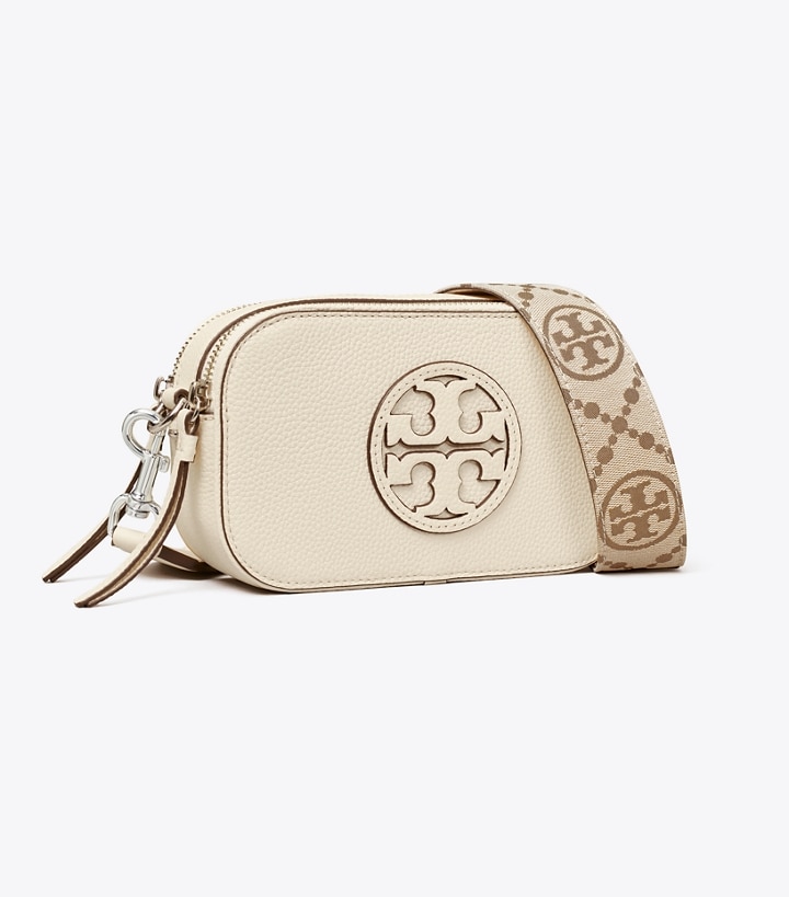 New Ivory Tory Burch Mini Miller Women\'s Crossbody Bags | GB3625RVH