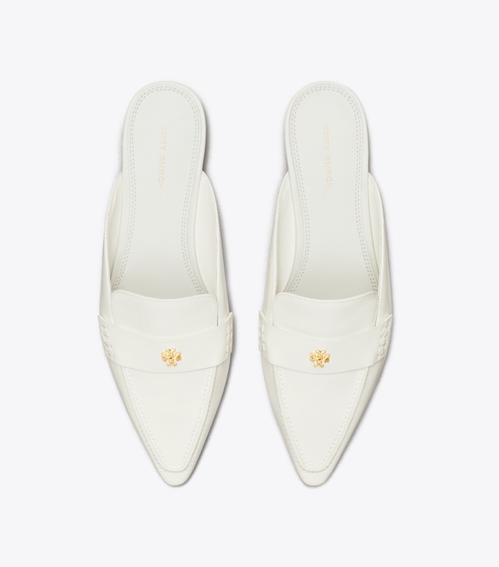 Perla Tory Burch Pointed Backless Women's Loafers | GB6029GRF