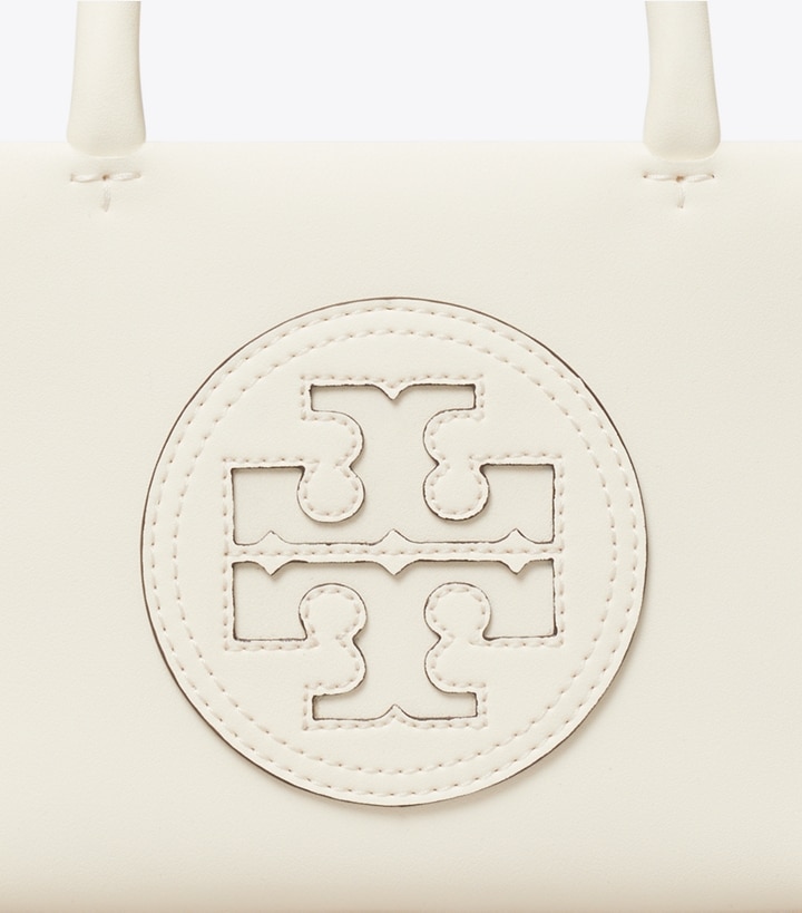 Warm White Tory Burch Mini Ella Bio Women's Tote Bags | GB0873ZOQ