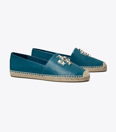 Brisk Blue Tory Burch Eleanor Women's Espadrilles | GB9375NEW