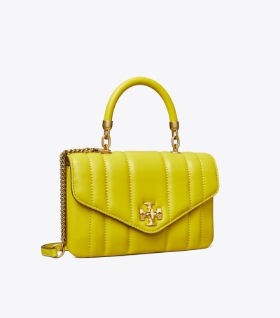 Island Chartreuse Tory Burch Mini Kira Top-handle Women's Crossbody Bags | GB0137NDW