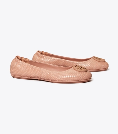 Meadowsweet Tory Burch Minnie Travel Women's Ballets | GB9382OTU