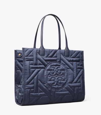 Royal Navy Tory Burch Ella Basketweave Women's Tote Bags | GB7196XOR