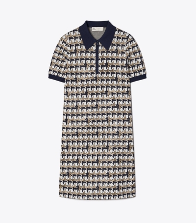 Tory Navy Tory Burch Polo Women's Dresses | GB9513SDP